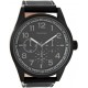 OOZOO Timepieces 50mm Black Leather Strap C7484